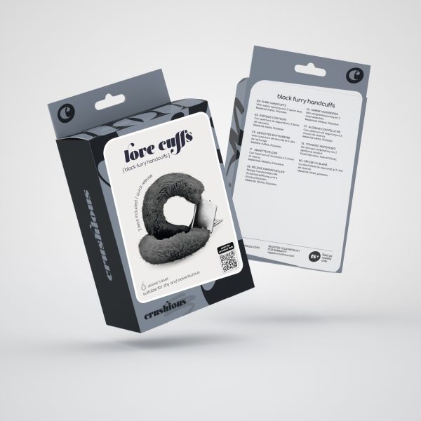 LOVE CUFFS CRNE LISICE