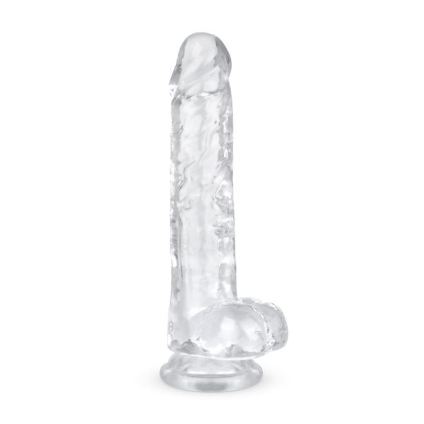 Jelly prozirni dildo Easytoys, 19 cm