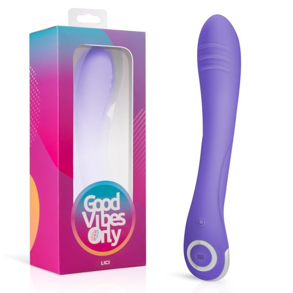 Silikonski Vibrator G-točke Lici, ljubičasti