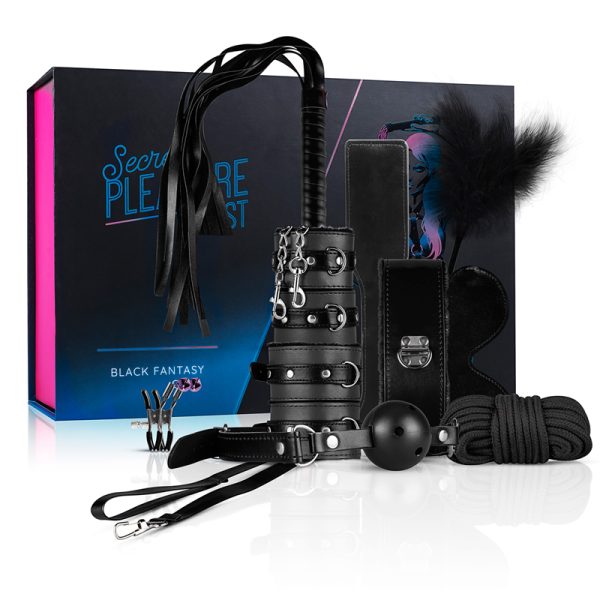 Komplet Secret Pleasure Chest - Black Fantasy