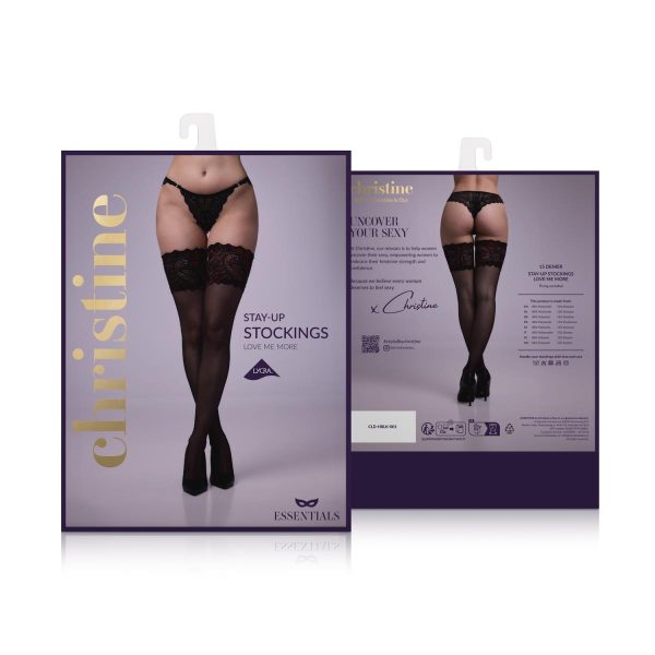 Love Me More najlonke samostojeće S-M